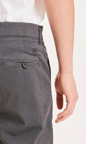 KnowledgeCotton Apparel Regularen Chino hlače 'CHUCK' | rjava barva