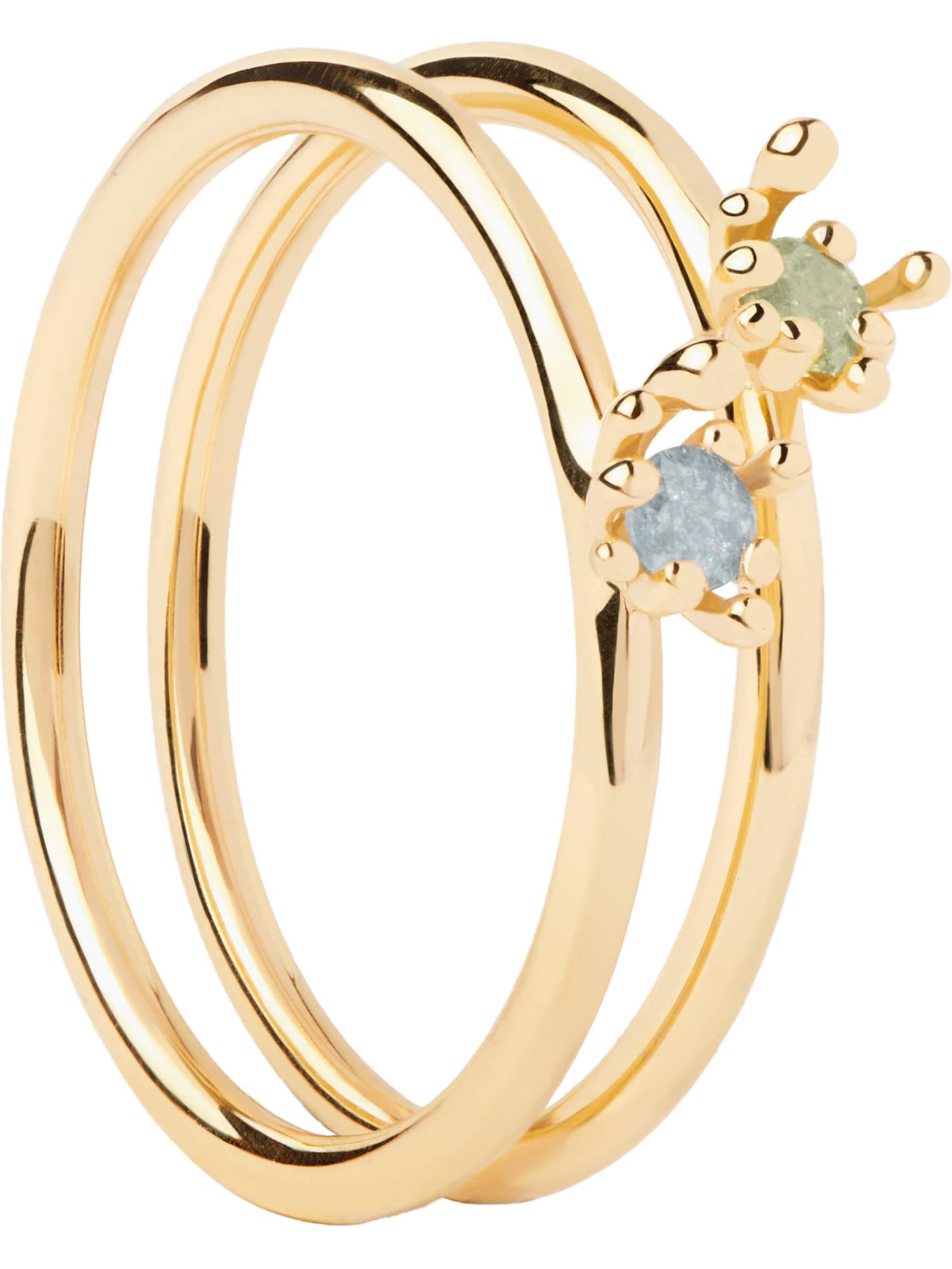 P D PAOLA Ring in Gold: Vorderseite