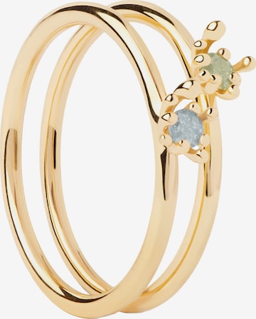 Bague P D PAOLA en or : devant
