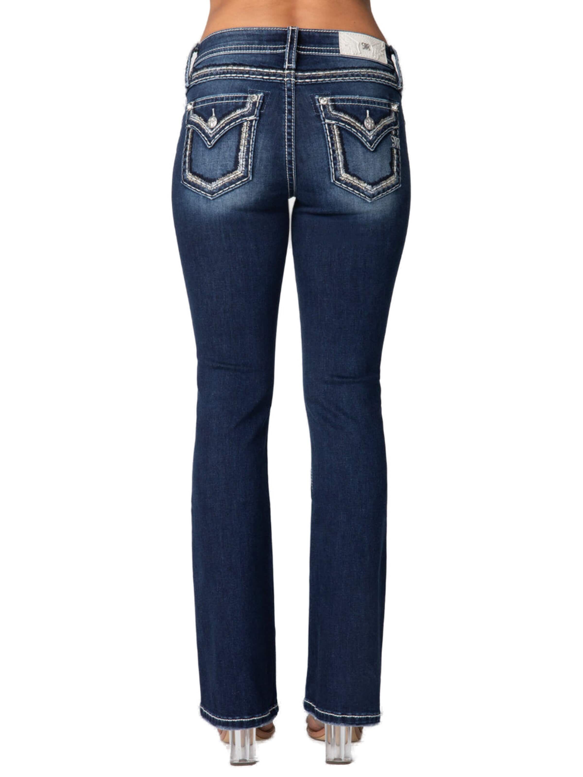 Miss Me - Bootcut Vaquero 'D1118 Mid-Rise Bootcut Jeans Langes Bein' en azul