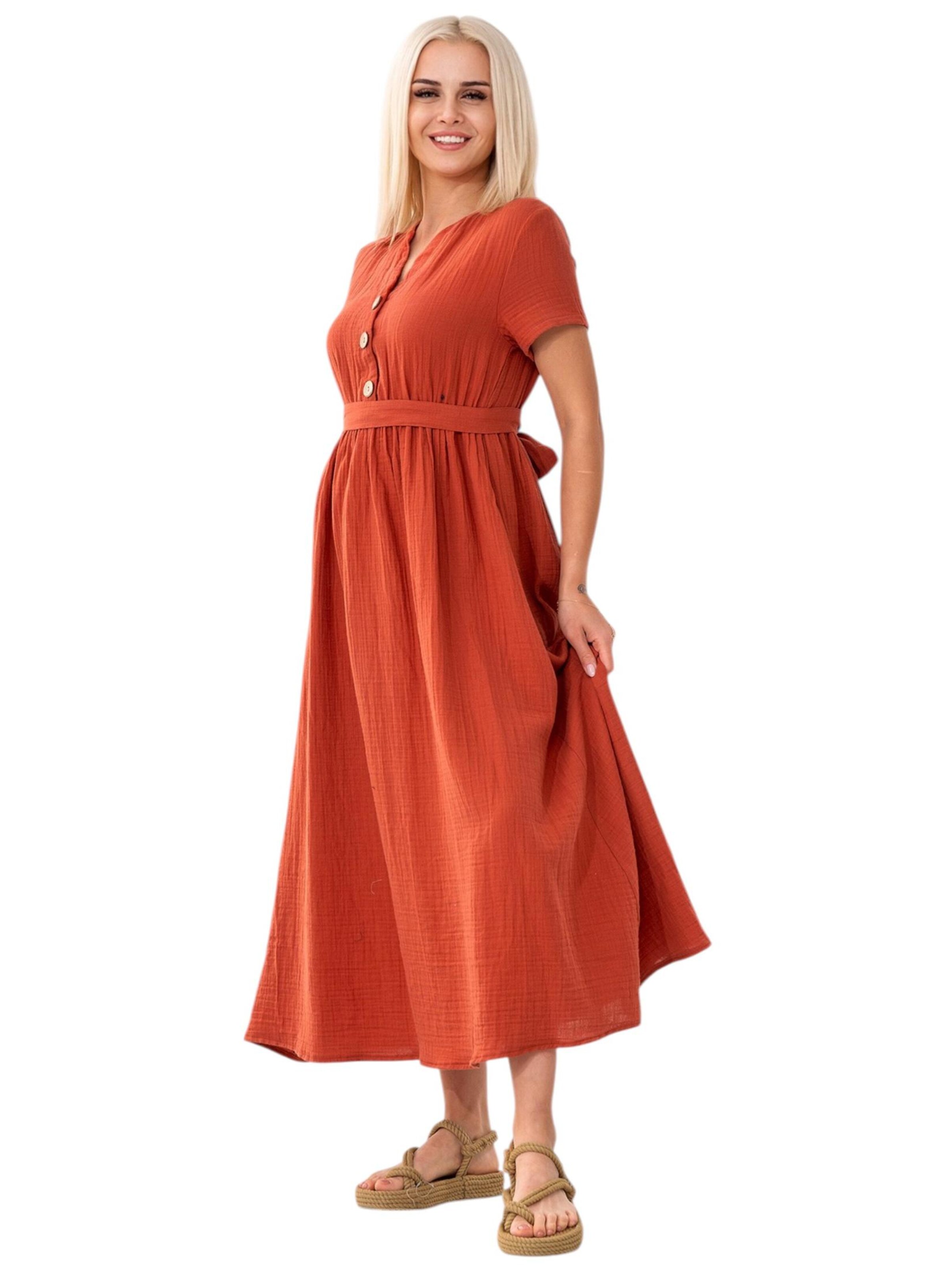 Robe d’été 'MIRA' WENOR en rouge