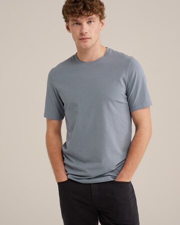 T-Shirt WE Fashion en bleu : devant