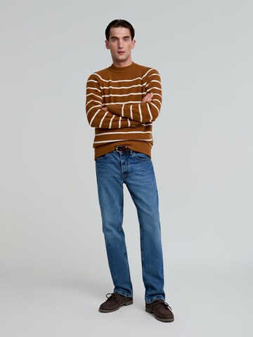 Scalpers Sweater in Brown: front