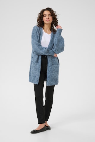 Kaffe Gebreid vest 'KAtrina' in Blauw
