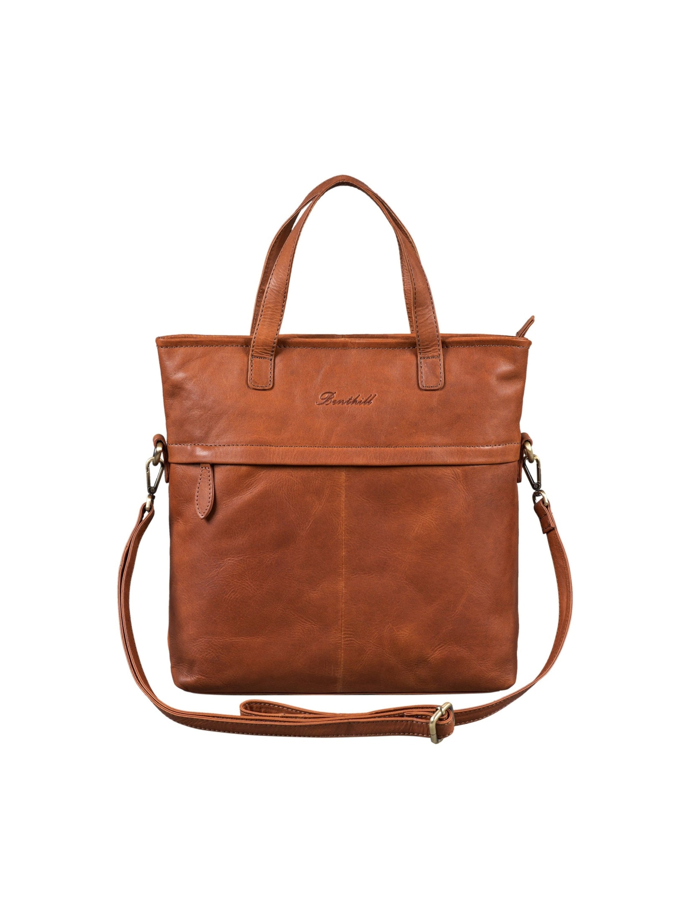 Benthill Shopper in Brown: front