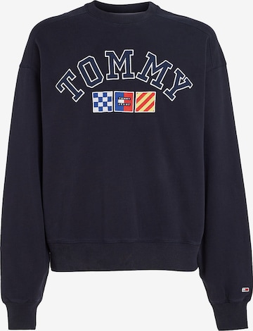 Tommy Jeans Sweatshirt i blå: framsida