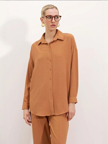 Bigdart - Calças de fato em castanho