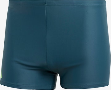 ADIDAS PERFORMANCE Athletic Swim Trunks in Blue: front