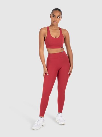 Coupe slim Leggings Smilodox en rouge