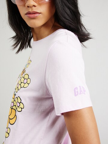 GAP - Camisa 'GARFIELD' em roxo