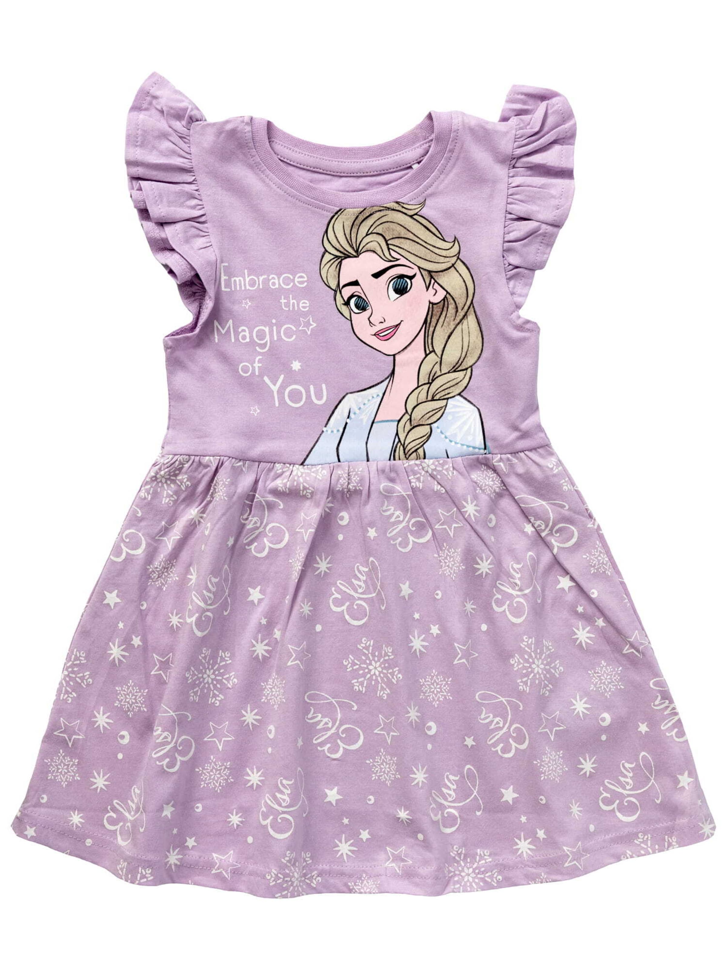 DISNEY Jurk 'Frozen' in Lila: voorkant