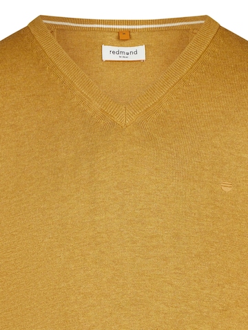 redmond Sweater 'Basic' in Yellow
