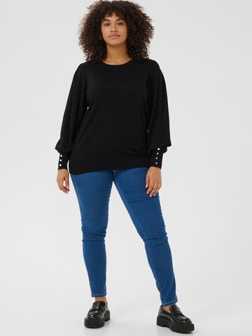 KAFFE CURVE Sweater 'KCLizzy' in Black