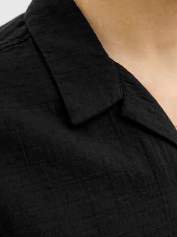 JACK & JONES Comfort fit Button Up Shirt 'JOREASTER PATRAS' in Black