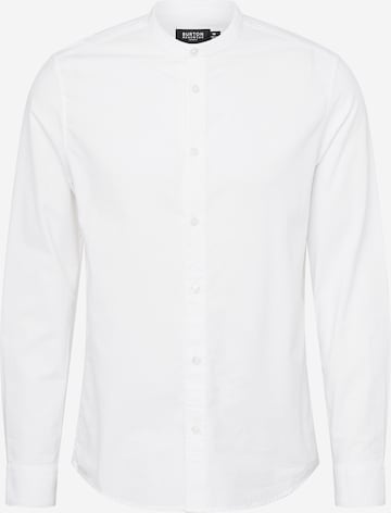 BURTON MENSWEAR LONDON Button Up Shirt in White: front