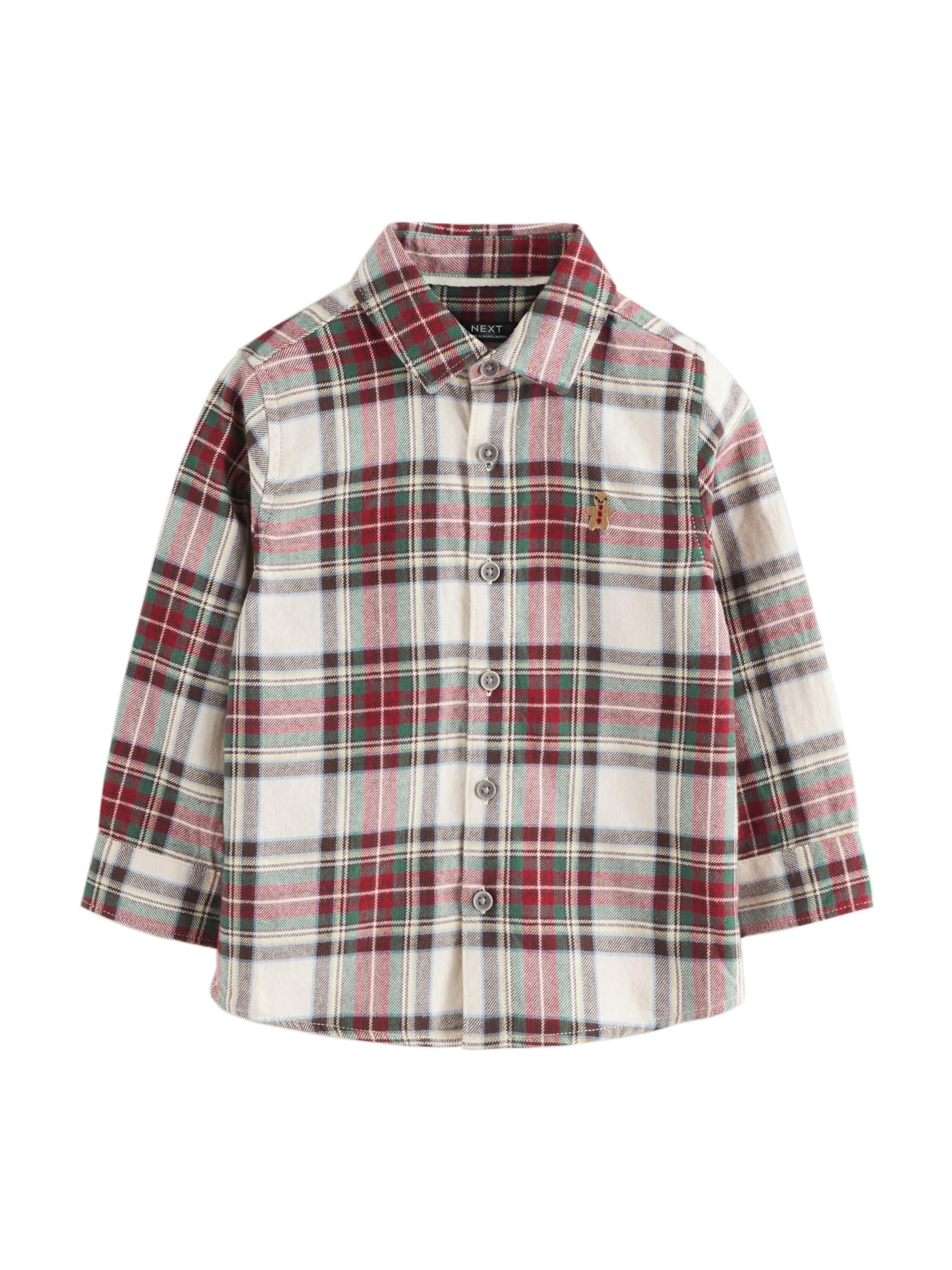 Next Regular fit Overhemd in Beige: voorkant