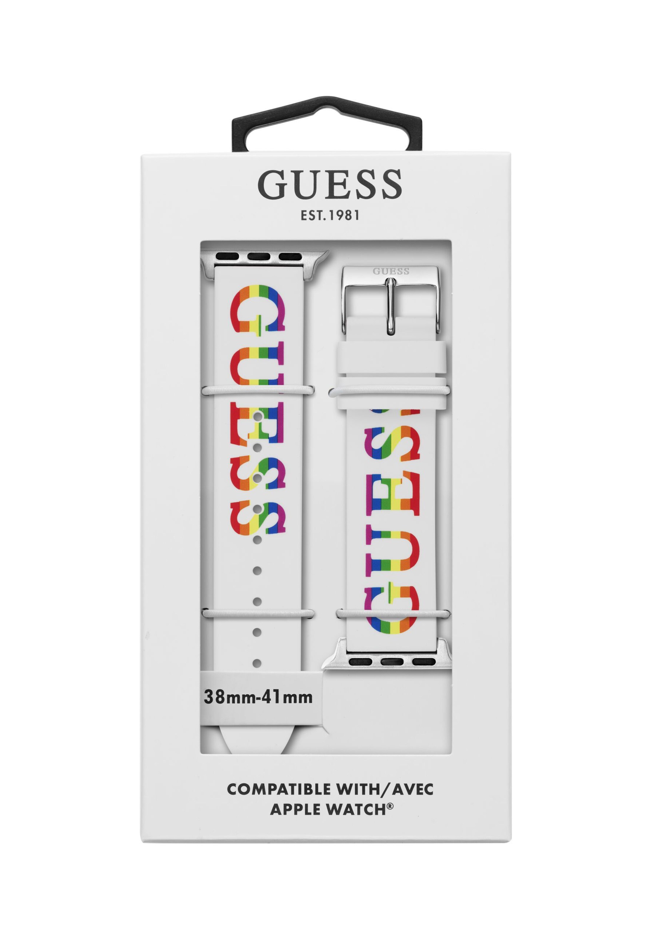 GUESS Armband 'Worn with Pride' in Weiß