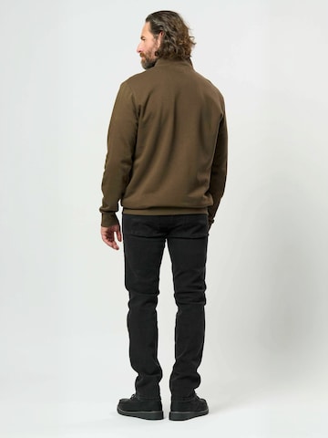 MCS - Sudadera con cremallera ' MCVilads ' en marrón
