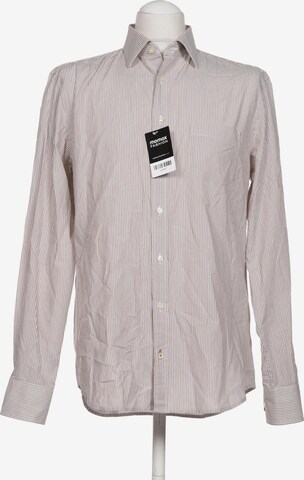 s.Oliver Button Up Shirt in M in Brown: front