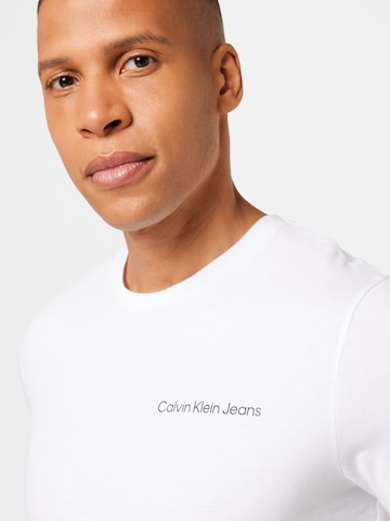 Calvin Klein Jeans Μπλουζάκι σε λευκό