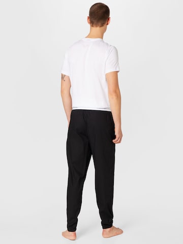 Calvin Klein UnderwearTapered Pidžama hlače - crna boja