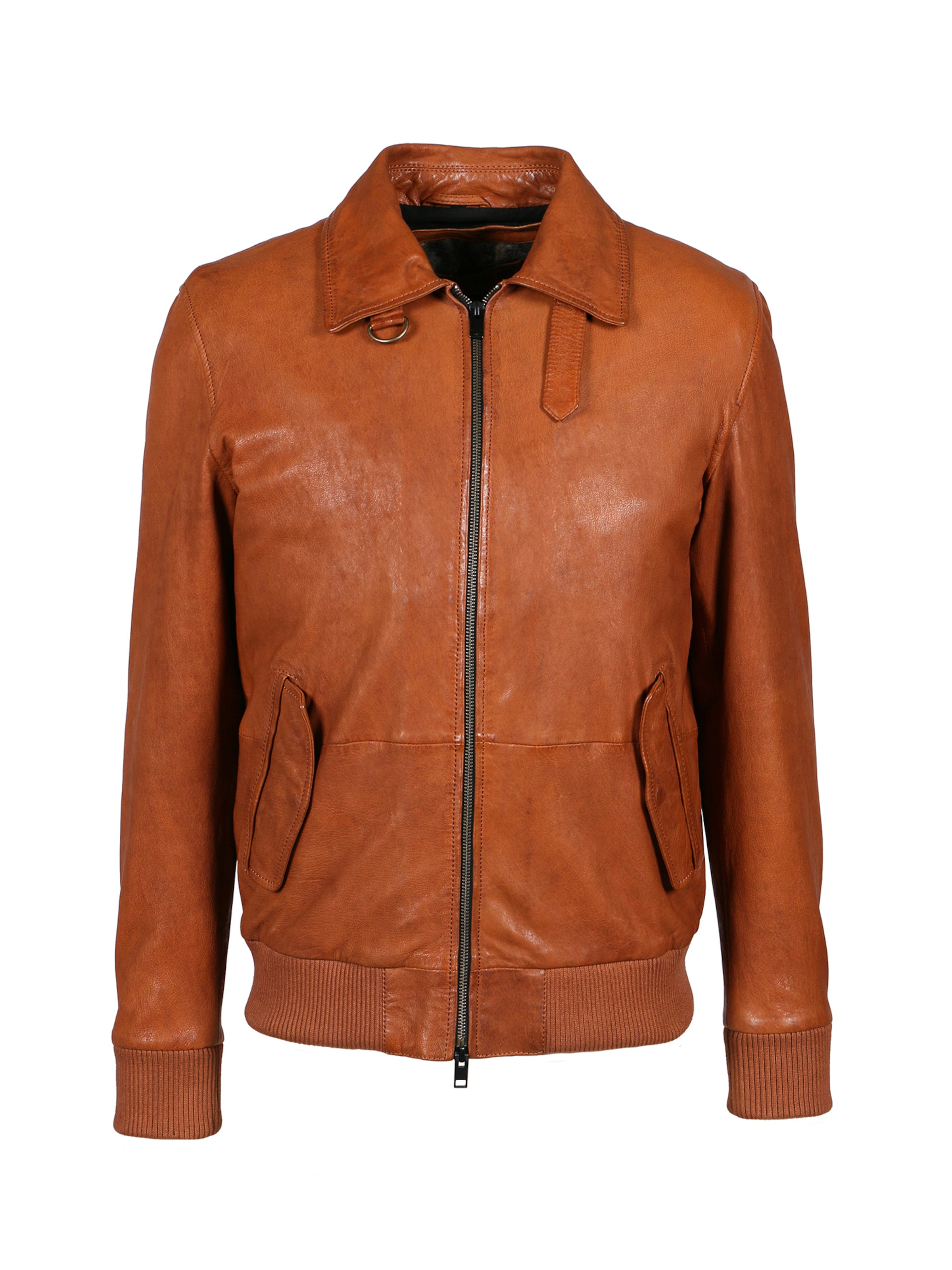 FREAKY NATION Between-Season Jacket 'Do It!' in Brown: front