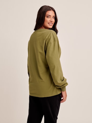 Tricou 'Rieke' de la ABOUT YOU x Antonia pe verde