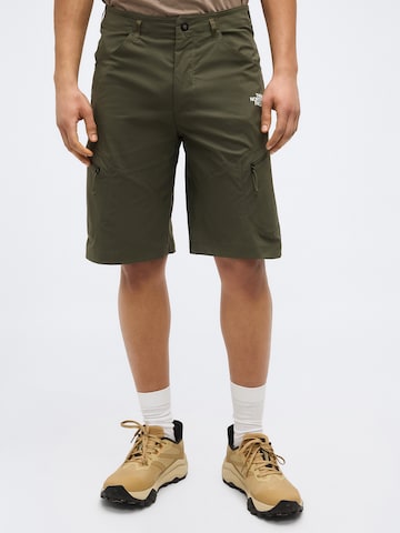 žalia THE NORTH FACE Laisvas Laisvalaikio kelnės 'EXPLORATION': priekis