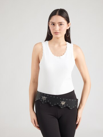 ONLY - Top 'ONLLUNI' en blanco: frente