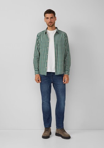s.Oliver Regular fit Button Up Shirt in Green