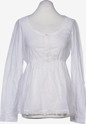 Tommy Jeans Bluse M in Weiß: Vorderseite