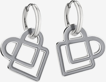 Boucles d'oreilles Liebeskind Berlin en argent : devant