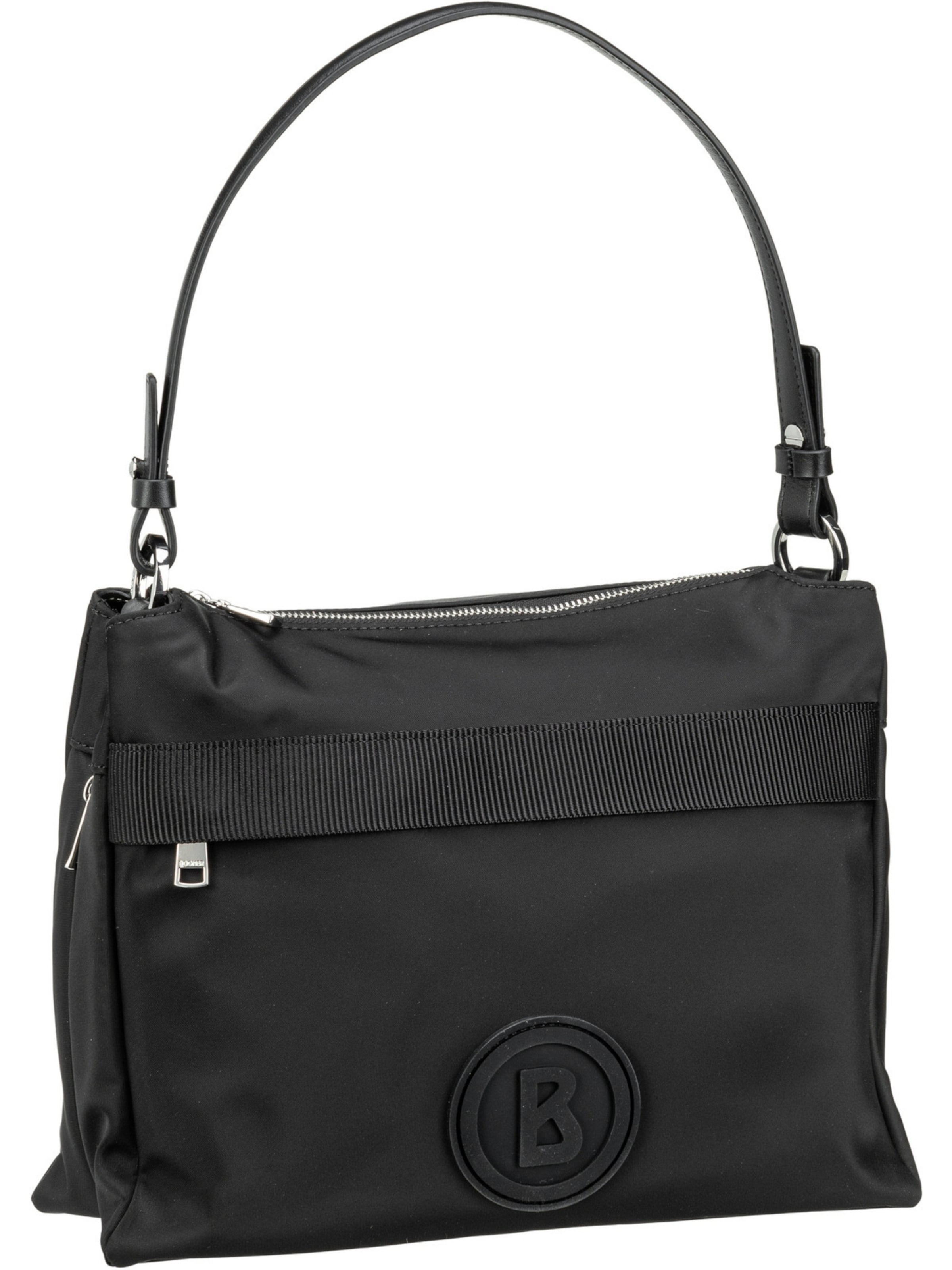 BOGNER Schoudertas 'Maggia Gulia' in Zwart: voorkant