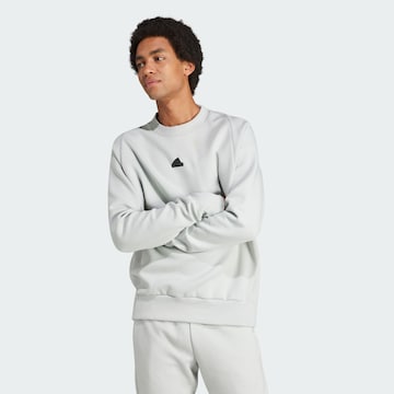 ADIDAS SPORTSWEAR Athletic Sweatshirt 'Z.N.E. Premium' in Silver