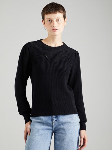 TAIFUN Пуловер в черно: отпред