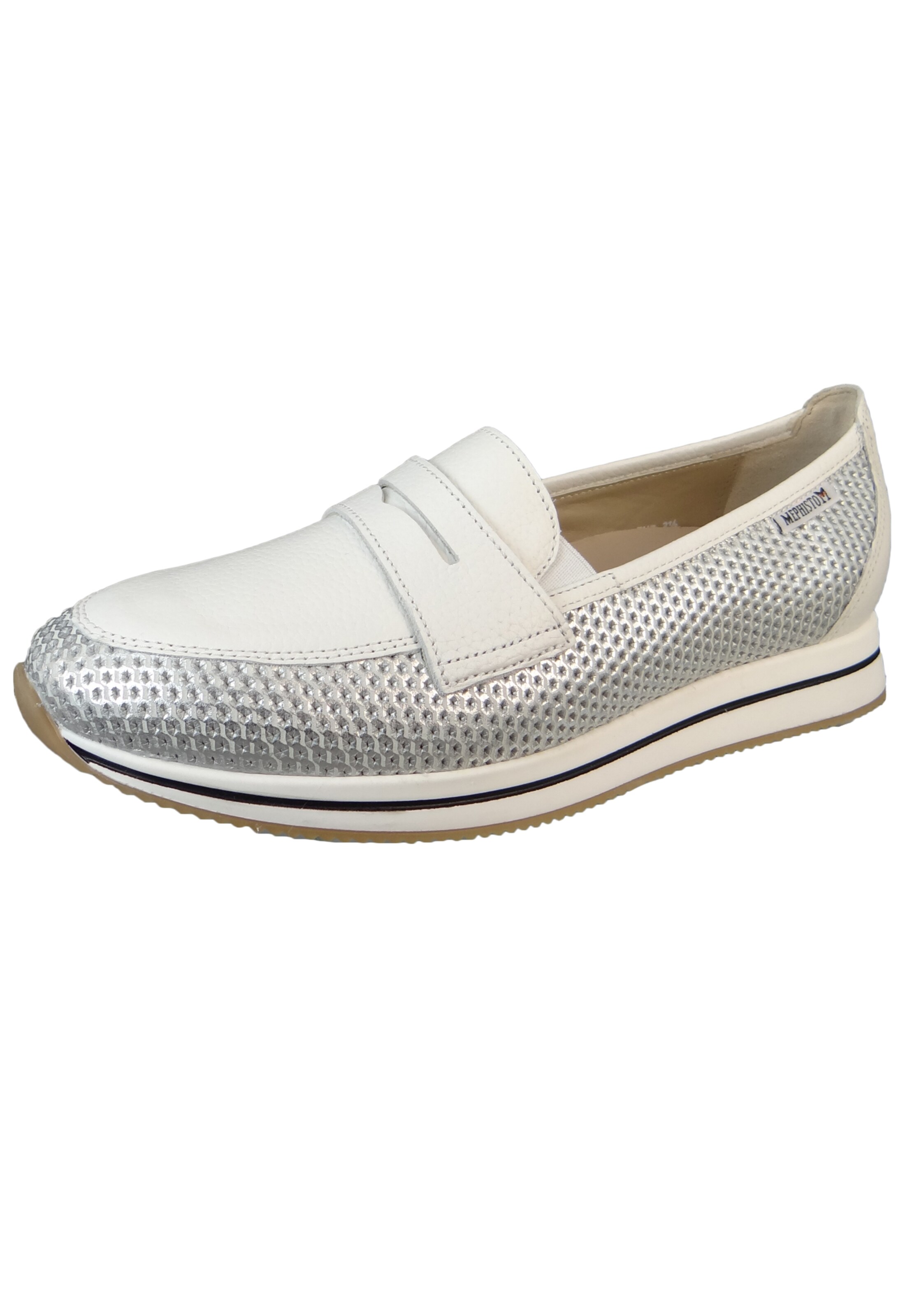 MEPHISTO Slipper 'Lya' in Weiß: Vorderseite