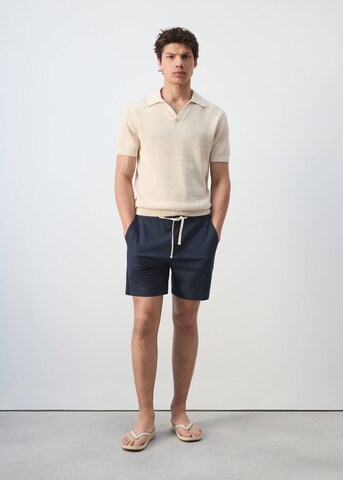 MANGO MAN Regular Chino Pants 'Rey' in Blue