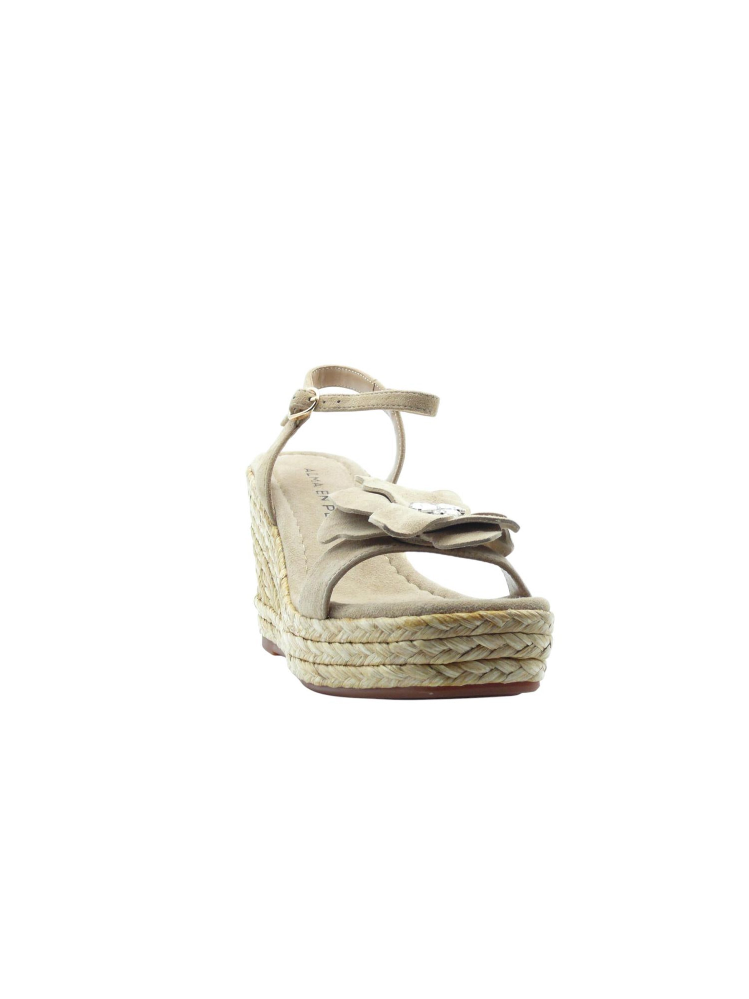 Alma En Pena Riemensandale 'V251285'‌‌‌‌‌‌‌ in Beige: Vorderseite