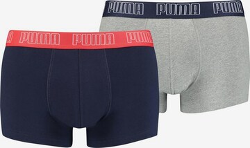 PUMA Boxershorts in Blauw: voorkant