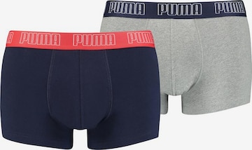 PUMA Boxerky – modrá: přední strana