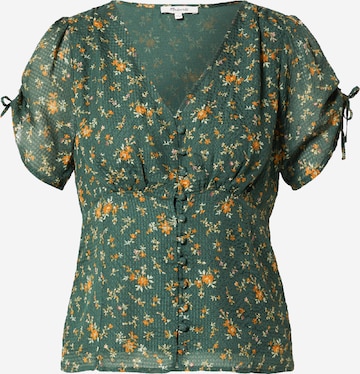 Madewell Blouse in Green: front