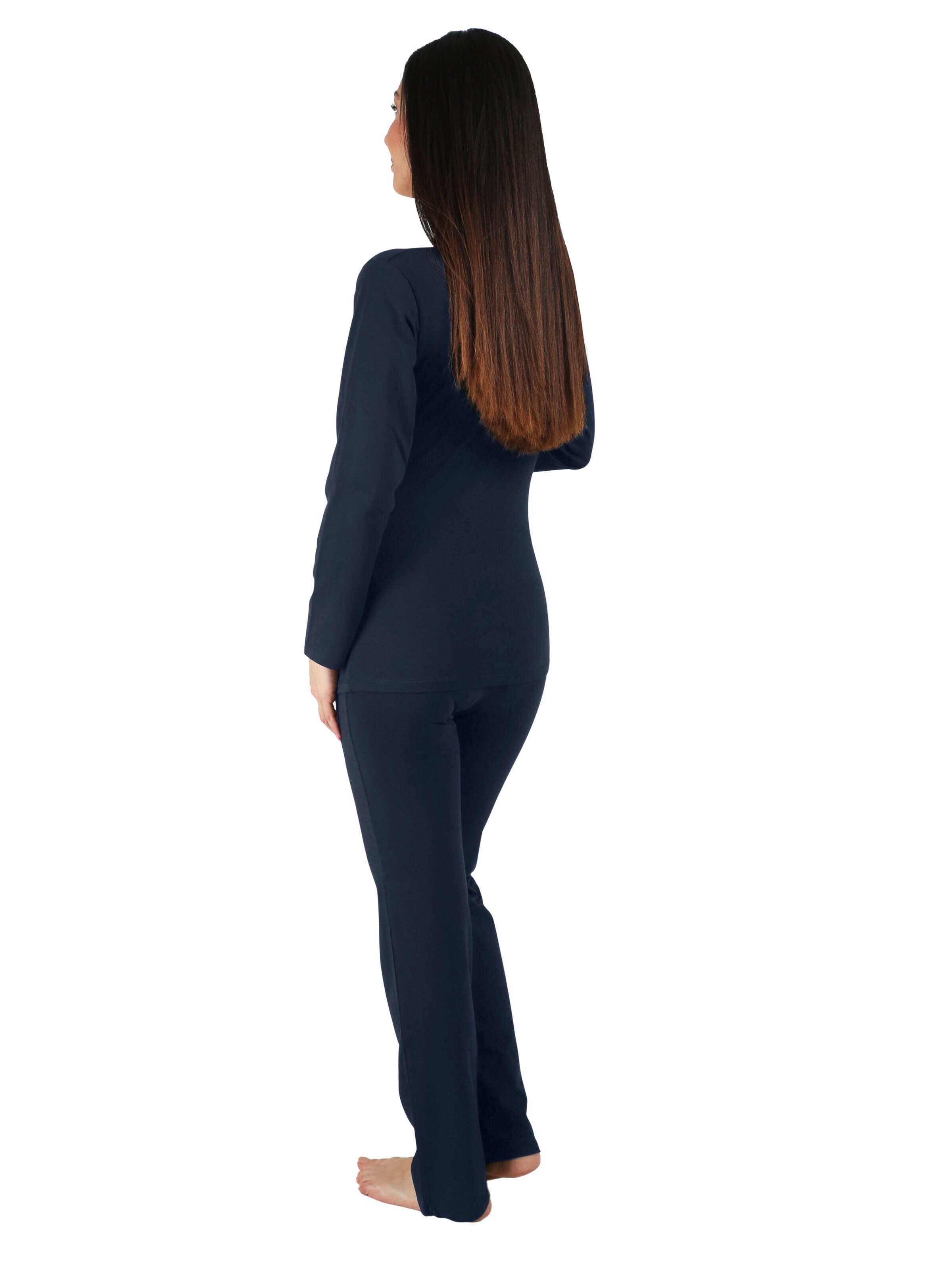 M.M.C. Pajama 'Spitze Umstandspyjama' in Blue