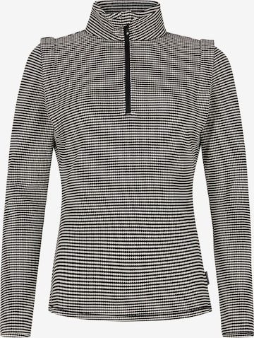 PROTEST Sportief sweatshirt 'PRTIVORY' in Zwart: voorkant
