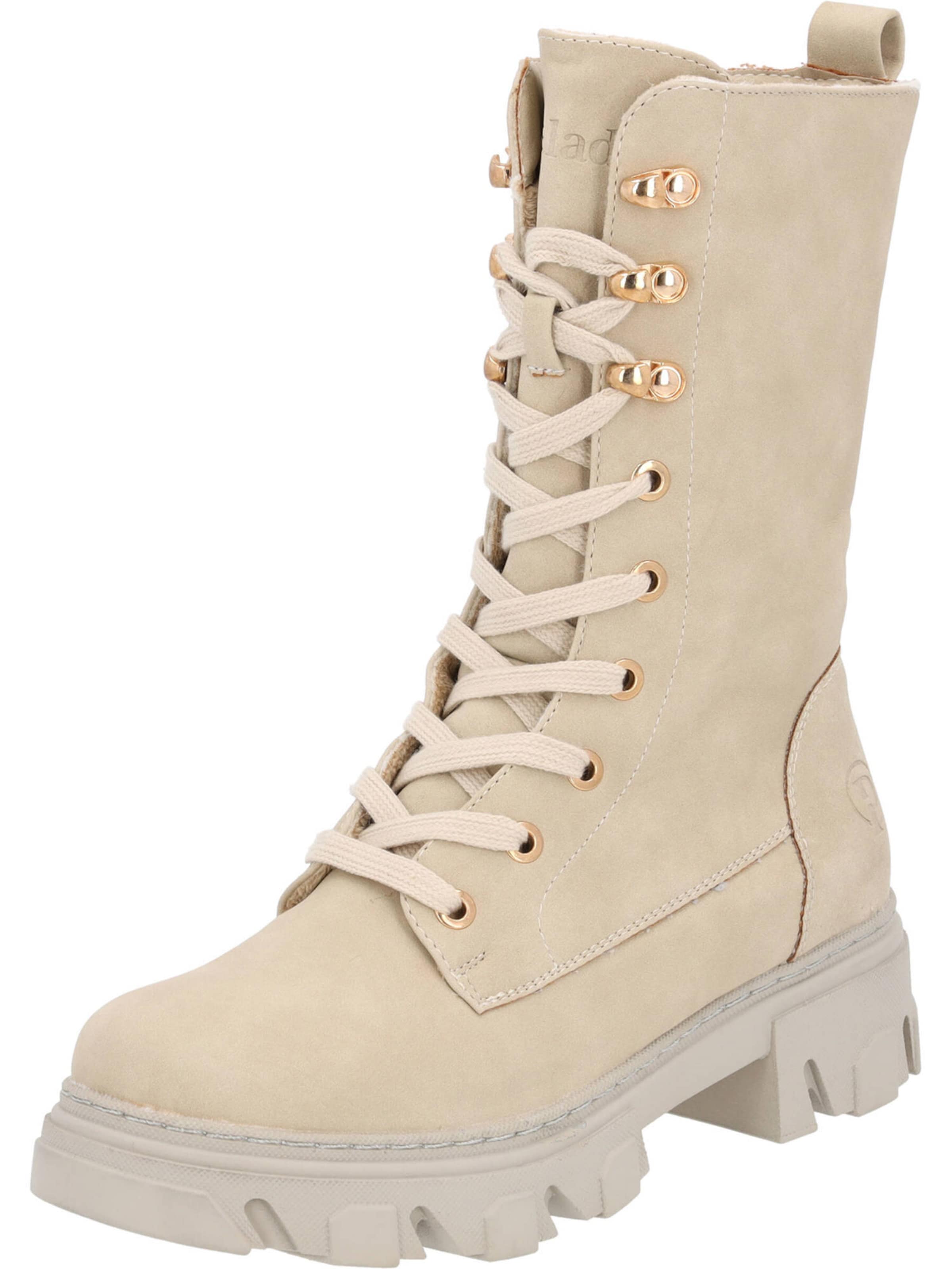 Palado Schnürstiefelette 'Gavdos' in Beige: Vorderseite