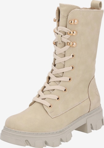 Palado Lace-Up Boots 'Gavdos' in Beige: front
