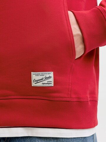 Felpa di JACK & JONES in rosso