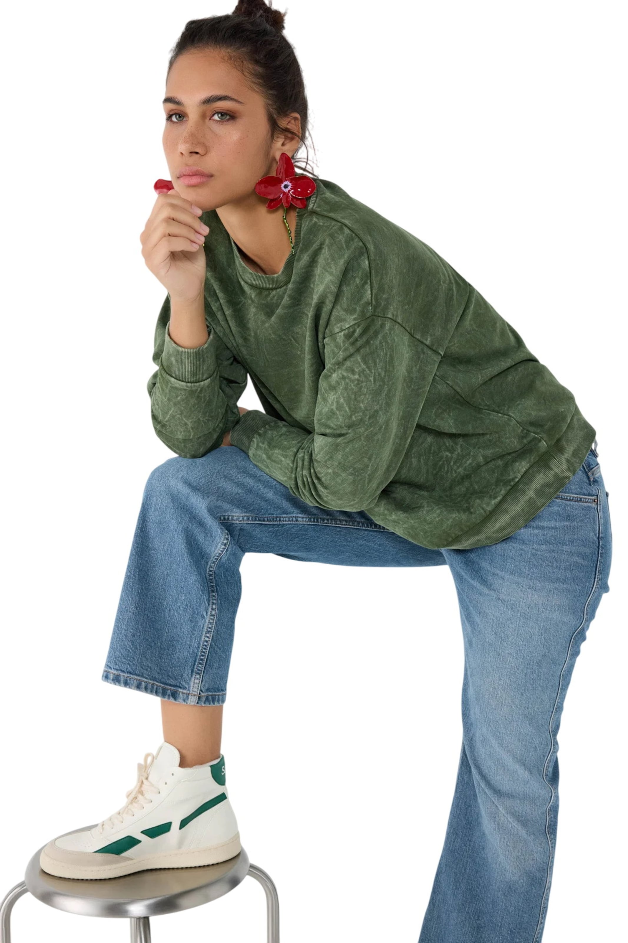 No Matter What Trui in Groen