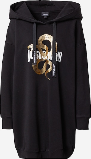 Just Cavalli Sweater majica u zlatna / crna / bijela, Pregled proizvoda