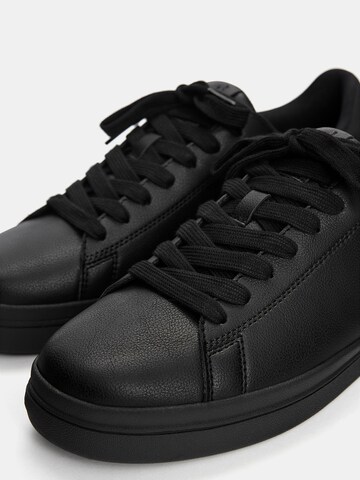 Pull&Bear Platform trainers in Black