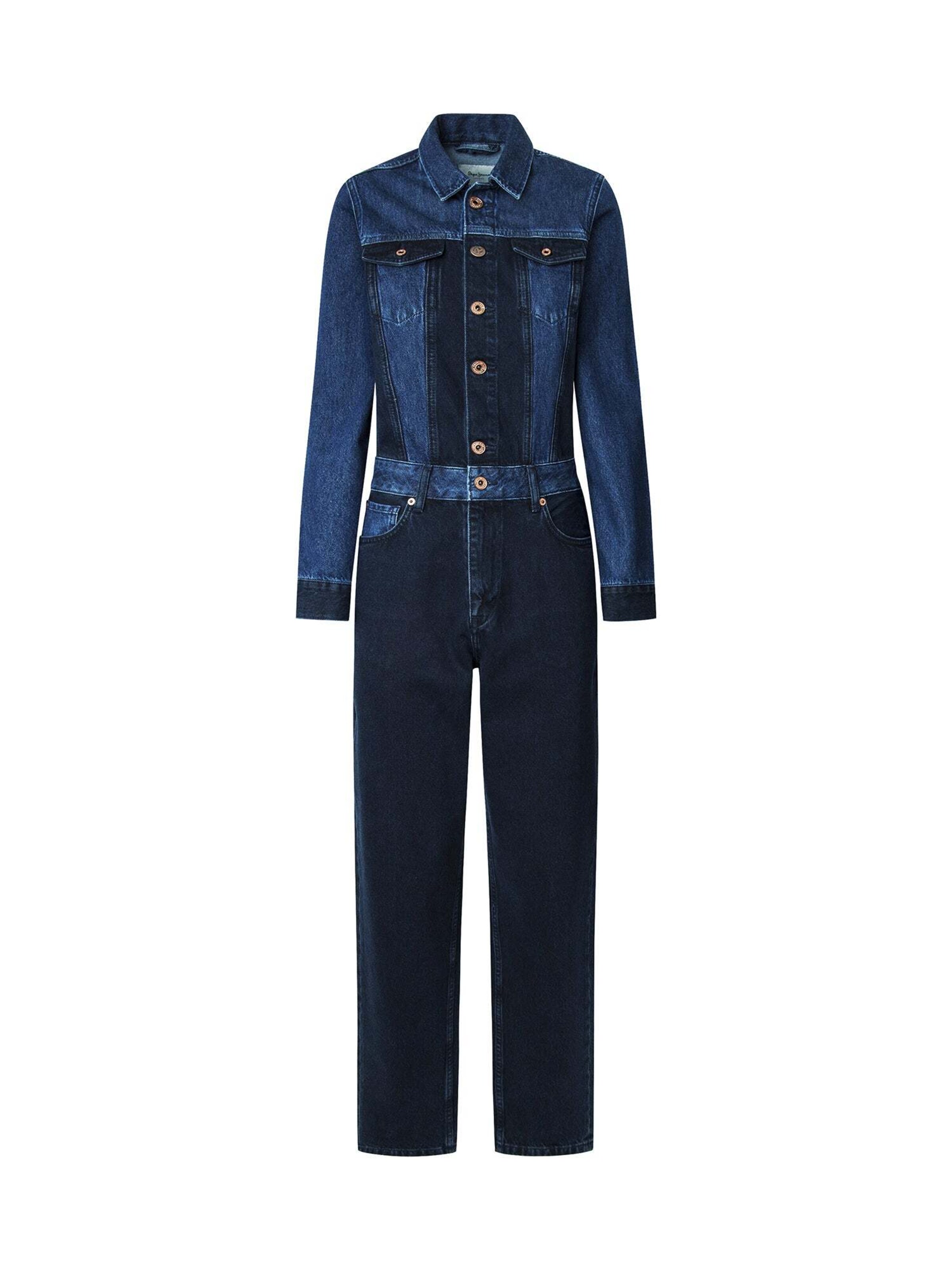 Combinaison 'Valerie' Pepe Jeans en bleu : devant
